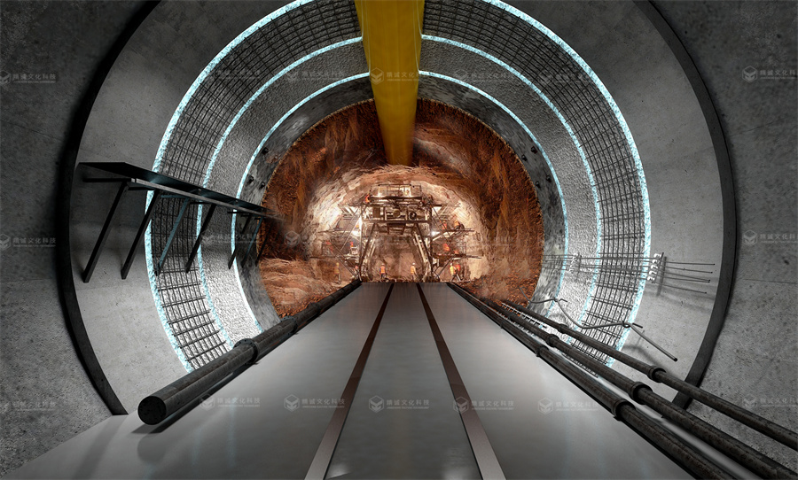 水系工程展廳設計-引漢濟渭實驗基地展廳 水系工程展廳設計-引漢濟渭實驗基地展廳