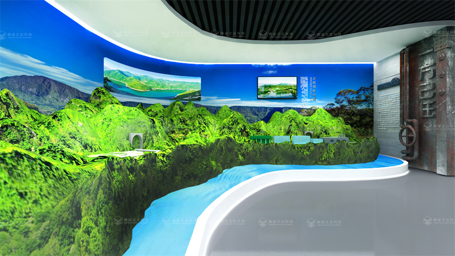 水系工程展廳設計-引漢濟渭實驗基地展廳 水系工程展廳設計-引漢濟渭實驗基地展廳