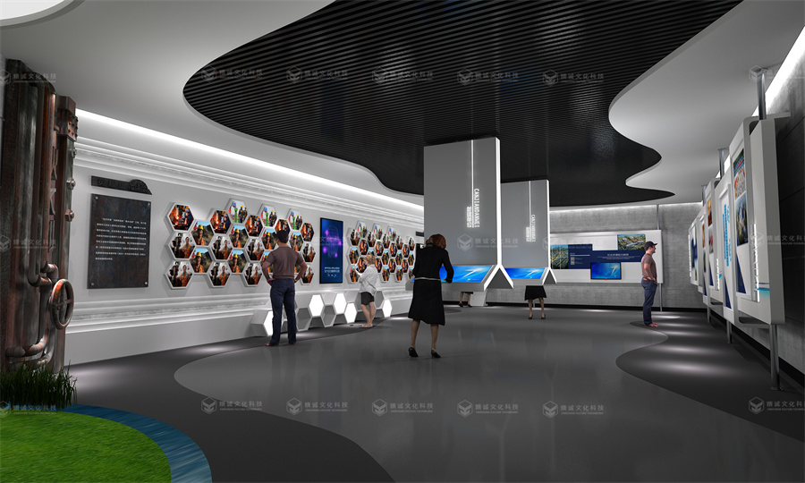 水系工程展廳設計-引漢濟渭實驗基地展廳 水系工程展廳設計-引漢濟渭實驗基地展廳