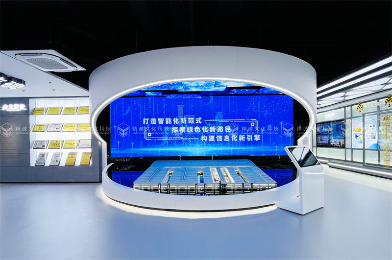 建筑企業(yè)展廳設(shè)計(jì)-山西省工程機(jī)械有限公司企業(yè)展廳 建筑企業(yè)展廳設(shè)計(jì)-山西省工程機(jī)械有限公司企業(yè)展廳