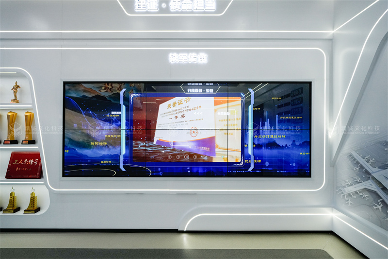 建筑行業(yè)展廳設(shè)計-中建八局西北公司企業(yè)展廳落成 建筑行業(yè)展廳設(shè)計-中建八局西北公司企業(yè)展廳落成